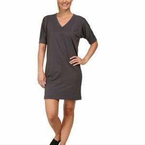 LOLE IVANA V NECK SLIP ON CASUAL DRESS XL CHARCOAL GREY